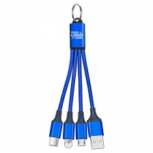 3 in1 USB Cable with Keyring